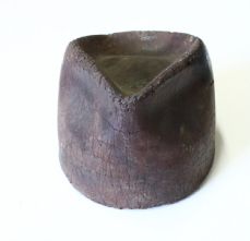 Milliner's 1940's Very Rare Rubber Trilby Crown Hat Block